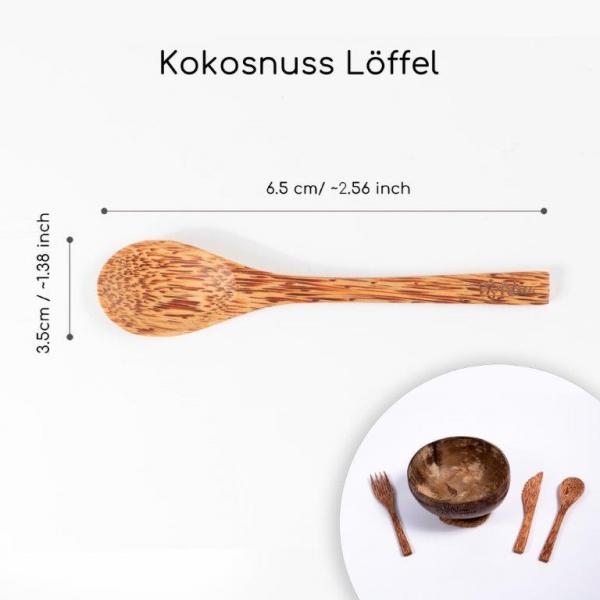 Löffel aus Kokosholz